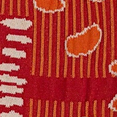 ANTIPAST Socks: "Bean Scatter" (Orange/Beige)