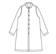 NUNO Overshirt/Tunic: "Wire Mesh" (Black w/ Black Embroidery, Medium/Large)