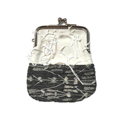 NUNO Coin Purse: "OriOri" (White/Gray)