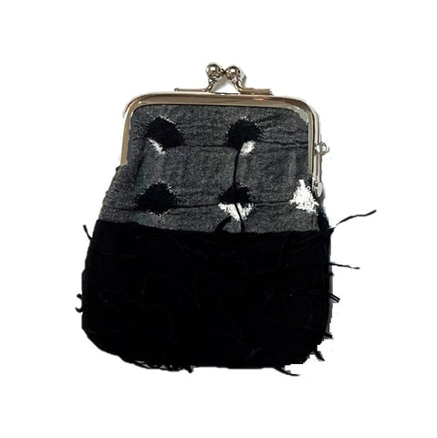 NUNO Coin Purse: "OriOri" (Gray/White/Black)