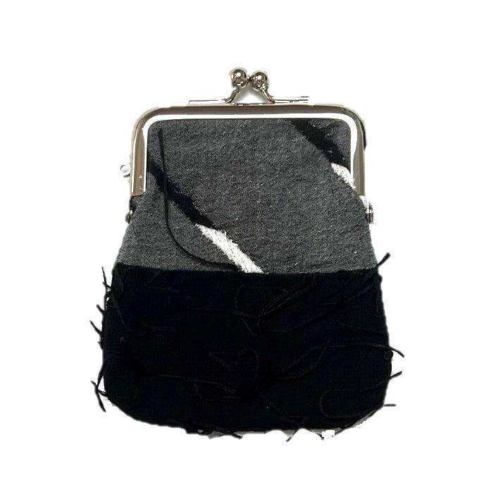 NUNO Coin Purse: "OriOri" (Gray/White/Black)
