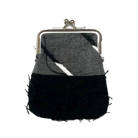 NUNO Coin Purse: "OriOri" (Gray/White/Black)