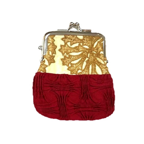 NUNO Coin Purse: "OriOri" (Gold/Red)