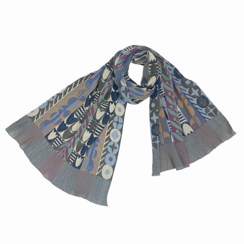NUNO Shawl: "Sundance" (Blue Mix)