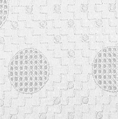 NUNO Blouse: "Wire Mesh" (White w/ White Embroidery, Medium/Large)