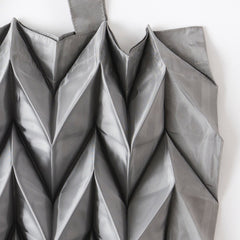 NUNO Bag: "New Sputtering Gloss Origami" (Silver)