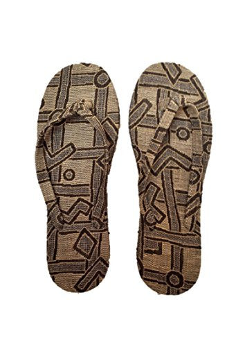 NUNO Sandals: "Basho" (Beige/Black, Medium)