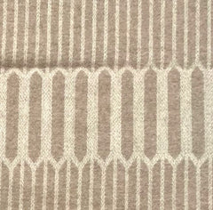 NUNO Stole: "Combed Stripes" (Sand)