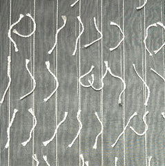 NUNO Oversized Scarf: “Kenboshi” (Gray/White)