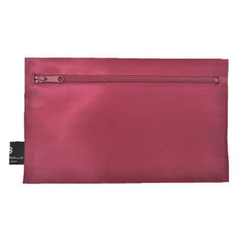 NUNO Zippered Pouch: "Coal" (Orchid)