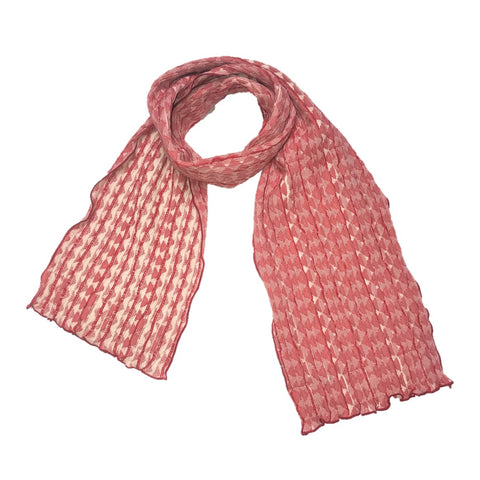 NUNO Scarf: "Trap Triangle" (Cerise)