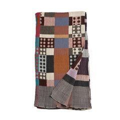 NUNO Shawl: "Sugoroku" (Red Mix)