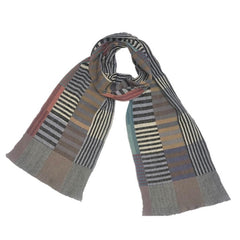 NUNO Narrow Shawl: "Color Plates" (Multicolored)