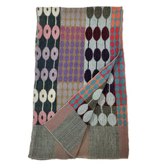 NUNO Narrow Shawl: "Daisy Tsunagi" (Multicolored)
