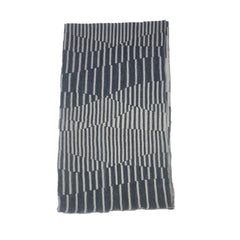 NUNO Narrow Shawl: "Surf" (Blue/White)