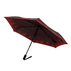 Knirps x NUNO Umbrella: "Happa" (Black on Red)